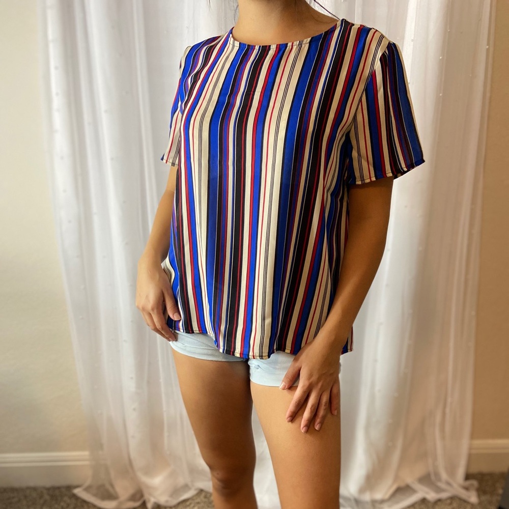 W5 by Anthropologie striped blouse